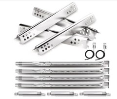 Grill Replacement Parts 4 Burners/Shields/2 Ignitors See Description for Fitment