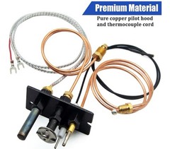 Propane and Natural Gas Pilot Assembly Replaces 10002265 10002264, LP NG 3 Way