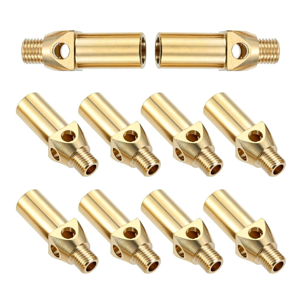 10PCS Propane Natural Gas Burner Jet Propane Burner Brass Head Nozzle Replace…