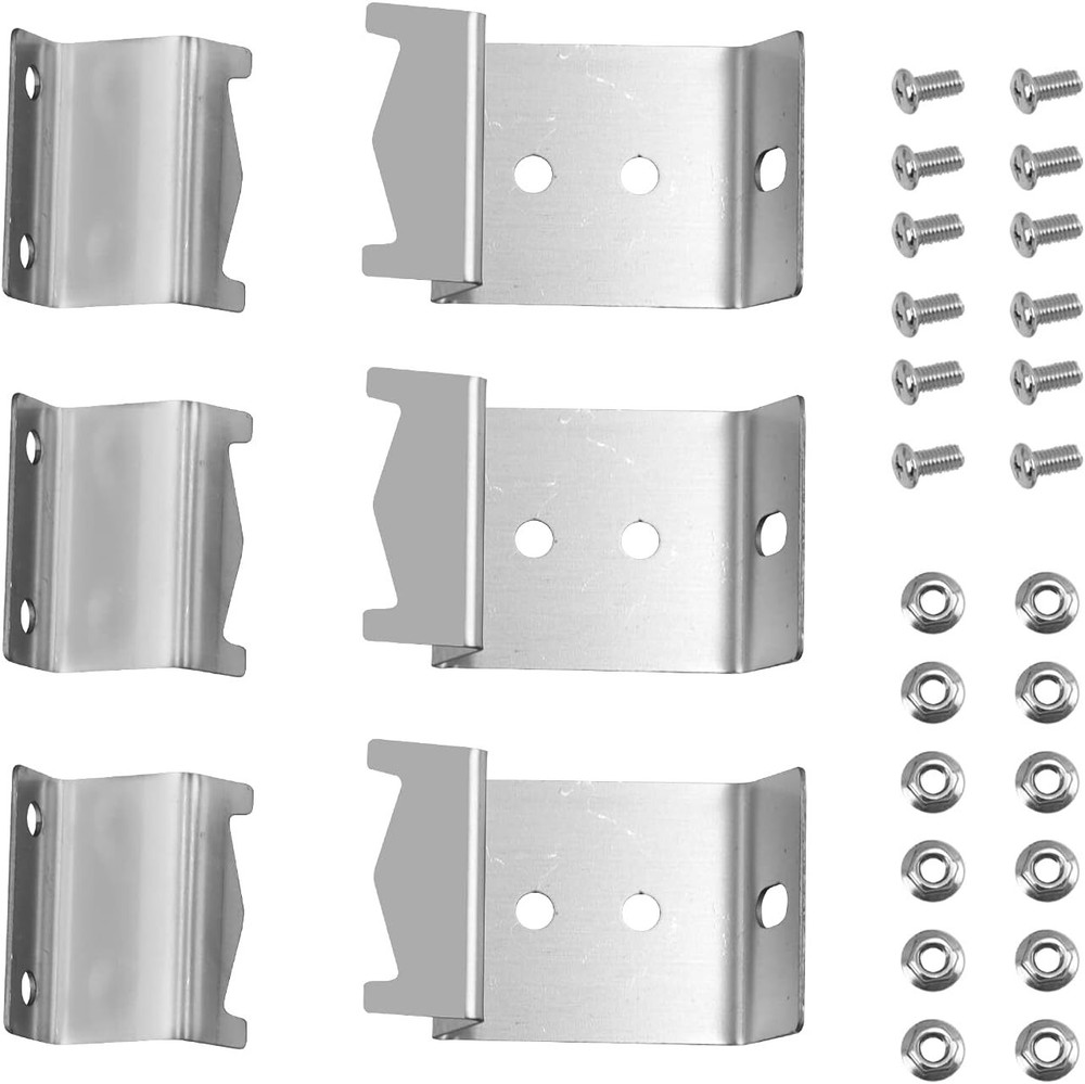 Heavy Duty Stainless Steel Bbq Grill Bracket Set For Chargriller Models