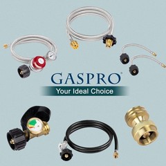 3/8 Inch Natural Gas Quick Connect Fittings Set Solid Brass NPT Propane Hose Kit