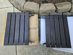 Side Shelves for Kamado Joe Classic Series. Grill Side Bamboo Shelves 5 Slats