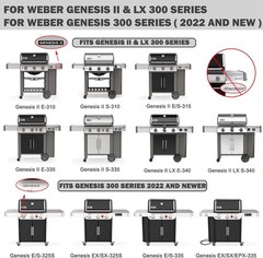 Genesis II Flavorizer Bars Replacement Parts for Weber Genesis II E-310 Grill