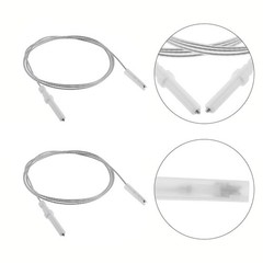Enhanced Performance Gas Cooker Ignition Wire Set of 2 Long 900mm Length
