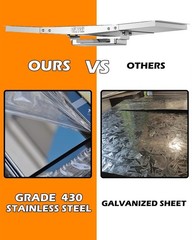Grease Tray with Catch Pan – Dyna Glo Grill Replacement Parts, Adjustable Sta…