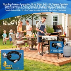 Natural Gas to Propane Conversion Kit for Weber Spirit II 310/315/E310/210,For W