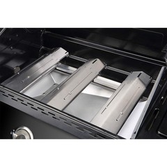 4 Pack Adjustable Grill Heat Plates, Extend from 11.75″ up to 21″ Length，Gas …