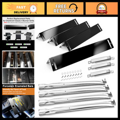 Replacement Parts Kit for 4 Burner Gas Grill, Stainless Steel Burner Tubes & Hea