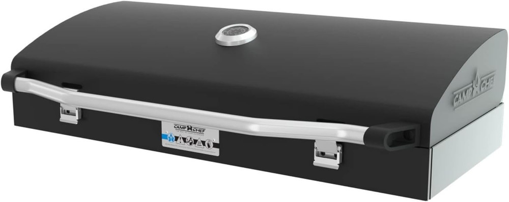 Premium Hinged Lid Barbecue Box for 2-Burner Grills