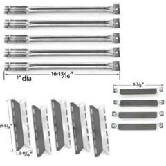 Charmglow 720-0396, 720-0578 Five Burner Gas Grill, Stainless Burner Repair Kit