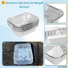 Aluminum Drip Liner for Nexgrill Parts 720-0830X 720-0830H 720-0888 5.1″ x 4.1″