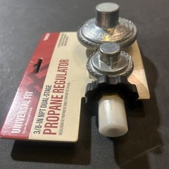 MasterForge Universal Fit 3/8″ NPT Dual Stage Propane Regulator For Gas Grills