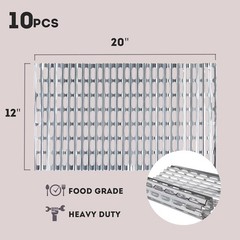 Heavy-Duty Disposable Aluminum Grill Liners – 10 Pack for Mess-Free BBQ