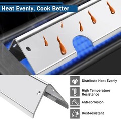 Criditpid 66033 Flavorizer Bars for Weber Genesis II E-410 S-410 E-415 E-435 …