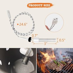 Ceramic Igniter Element Replacement for Pellet Grill Smoker 120V 80W