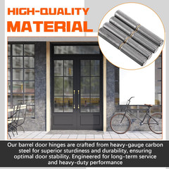 30 Pack 2.5Inch Weld on Bullet Hinges BBQ Smoker Weldable Barrel Hinges Heavy Du