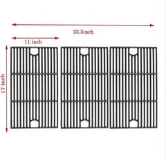 17 Inch Cast Iron Grill Grates for Nexgrill 6 Burner 720-0896 720-0896B 720-0…