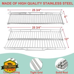 WEBROIL Weber Genesis II S310 E310 Warming Rack 25 3/4 Inch