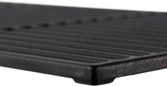 High Heat Retention Charbroil Grill Grates 2-Pc Set, Matte Cast Iron, 18.1×15.75