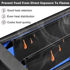 17 1/2″ Flavorizer Bars, Heat Deflector for Weber Genesis E-310 E-330 300 Series