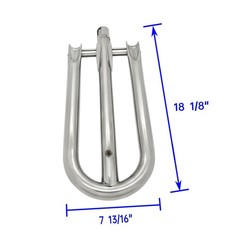 Folocy 18.125″ Grill Burners for Alfresco 30” 42” 56” LX2, SILVER 2