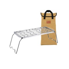 Folding Campfire Grill Cooking Grid Grate 304 Stainless Steel MS-1015-SW