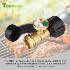 10PCS QCC1 Propane Dust Caps Strap, Propane Tank OPD Filler Valve Cover for Prop