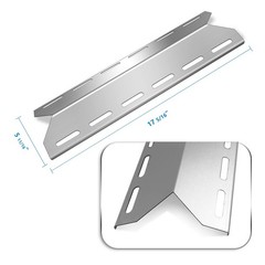 Zemibi 5 PC Heat Shield Tent Plate 17 5/16″ Grill Replacement Parts 1, 5 Pack
