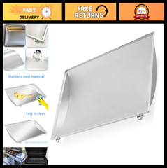 Stainless Steel Heat Plate & Drip Pan Replacement for Charbroil Grills 26.25″x17