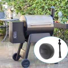 BBQ Grill Caster Wheels Outdoor Grill Wheels Black Rubber Wheels Robust Design