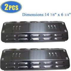 Heat Plates BBQ Gas Grill Burners Cover Replacement for Dyna Glo Heater Parts 2