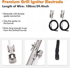 Grill Parts for Charbroil Advantage Series 4Burner 463344015 463432215 463343015