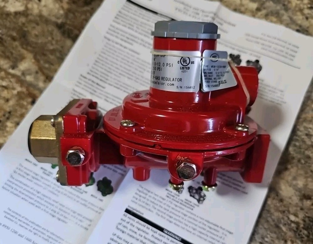 MEGR-1222H-BGF POL X 1/2″ FPT First 1st Stage Compact Regulator Propane NO BOX!