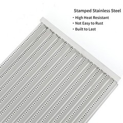 Beurbcikue G362-2100-W1 Emitter Plate Grill Replacement Parts for Silver