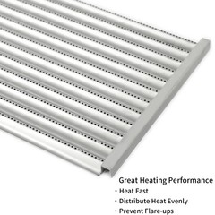 Beurbcikue G362-2100-W1 Emitter Plate Grill Replacement Parts for Silver