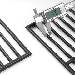 Grill Grates 17 Inch Cast Iron Replacement for Nexgrill and Charbroil Models