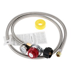 1 Set 0-30 PSI QCC1/Type1 High Pressure Adjustable Propane Regulator with Gauge