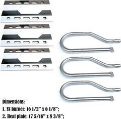Parts Kit DG111 Replacement for Nexgrill 720-0011,720-0047-U Gas Grill Burner an