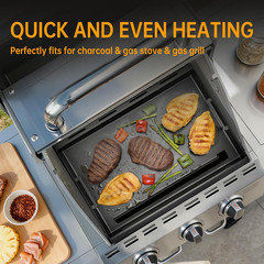 Full-Size Grill Griddle Replacemnet for Broil-Mate and Broil King Baron 540,590