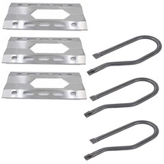 3-Pack Heat Plate and Burner Kit for Costco Kirkland Nexgrill Gas Grills