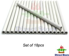 18PCS Ceramic Grill Rods Replacement for DCS Gas BBQ Heat Plates 9.5 Inch Kit
