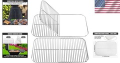 Easy-Refuel Hinged Grid for PK Grills – Series 300, 3714, Stability Assurance
