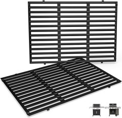 18.75″ Grill Grates for Weber Genesis – 2 Porcelain-Enameled Cast Iron Grates