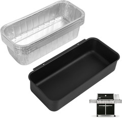 Grease Pan + 10 Drip Liners for Weber Genesis II Summit 400/600 SmokeFire BBQ
