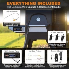 WiFi Replacement Controller for Masterbuilt Gravity Grill Smoker Kit