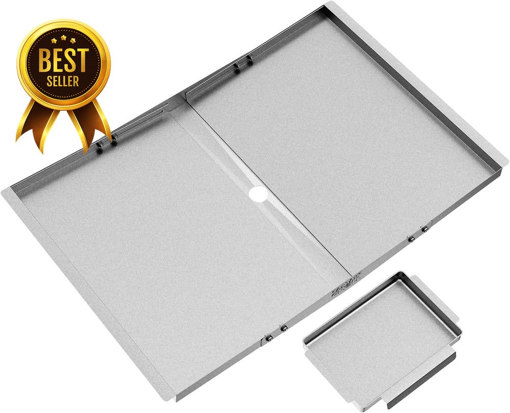 Universal Grease Tray w Catch Pan 24-30″ Gas Grill Drip Pan Replacement