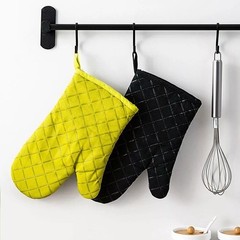 Anti Scald Gloves Insulation Gloves Quilted Cotton Lining Terry Lining