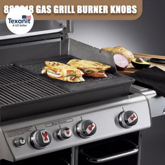 Upgraded 88848 Gas Grill Burner Knobs Compatible with Weber Genesis 300 Series (