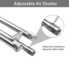 DCS Radiant Tray Ceramic Rod Complete Grill Heat Plate and Stainless Steel Gr…