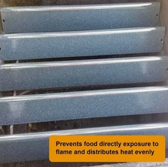 5 Flavorizer Bars, 2 Heat Deflector, 3 Burner Tube for Weber Genesis 300 Series